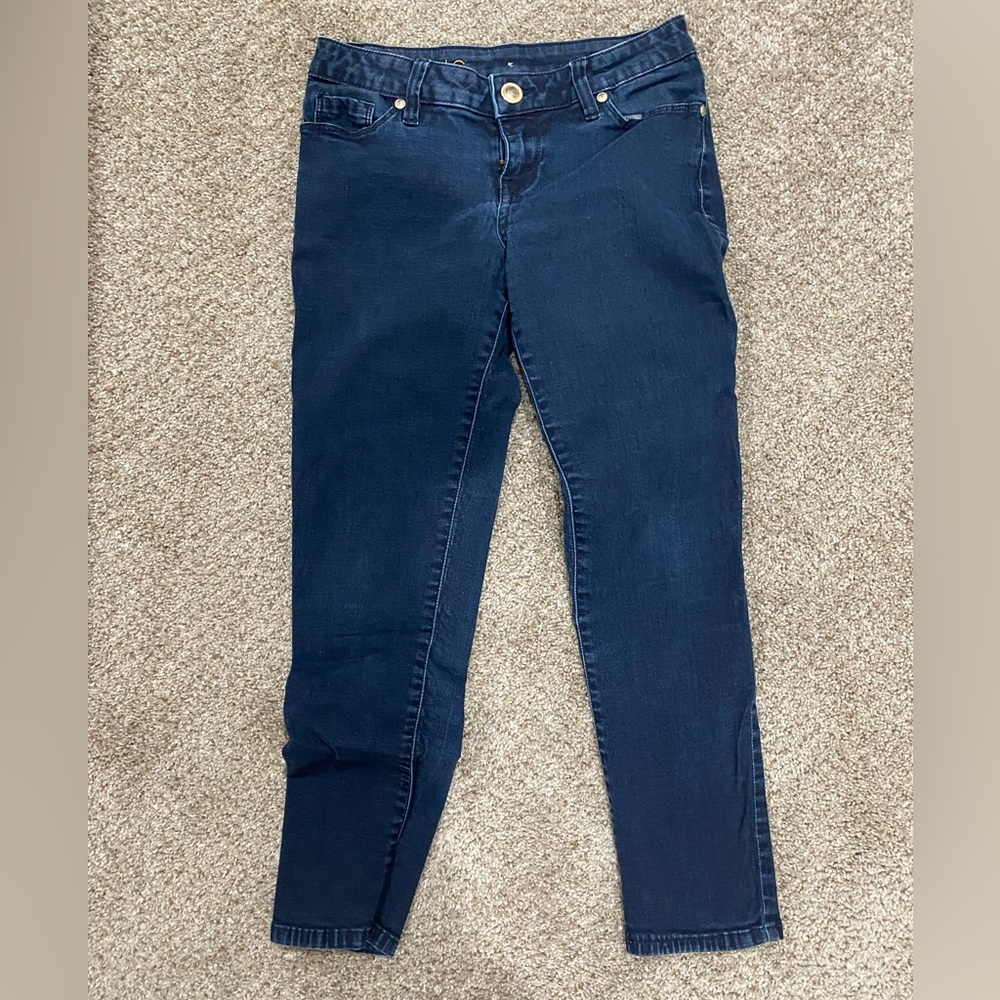 LC Lauren Conrad skinny jeans size 4 stretch fit cropped ankle length